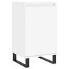 vidaXL Komoda bela 40x35x70 cm inženirski les