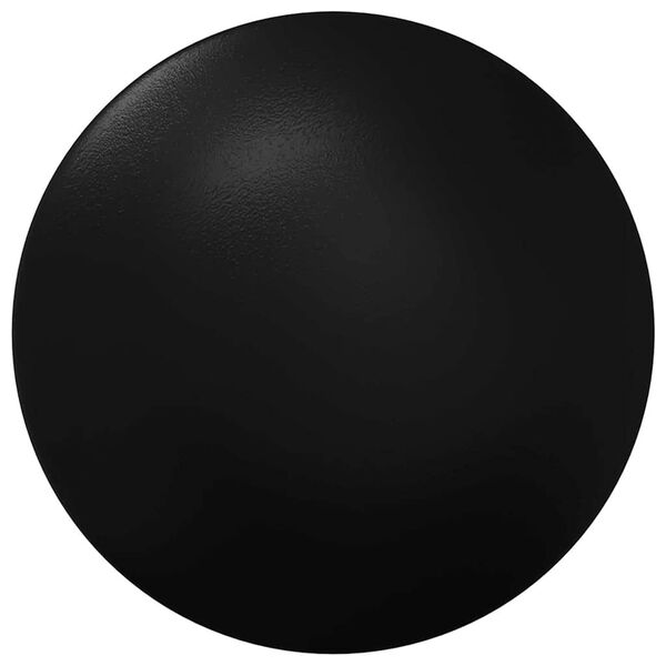 vidaXL Končne kape za nogometno mizo 10 pcs Črna 1,9 x 1,9 x 1,6 cm