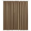 vidaXL Zatemnitvena zavesa z obe&scaron;ali taupe 290x245 cm