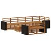 vidaXL Sedežne garniture Masiven les akacije