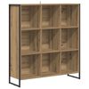 vidaXL Knjigovni omar 99,5 x 30 x 108,5 cm Inženirski les Oreh