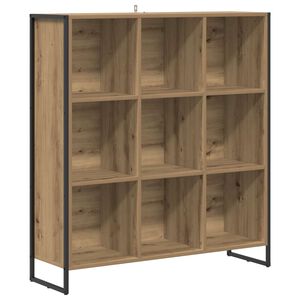 vidaXL Knjigovni omar 99,5 x 30 x 108,5 cm Inženirski les Oreh