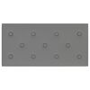 vidaXL Stenski paneli 12 kosov sivi 60x30 cm umetno usnje 2,16 m²