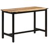 vidaXL Jedilna miza 110x60x76 cm trden mangov les