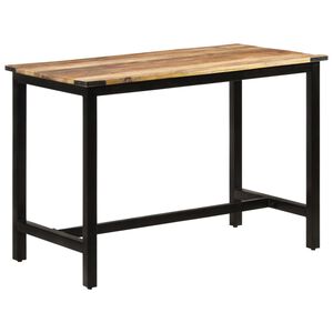 vidaXL Jedilna miza 110x60x76 cm trden mangov les