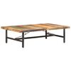 vidaXL Klubska mizica 142x90x42 cm trden predelan les