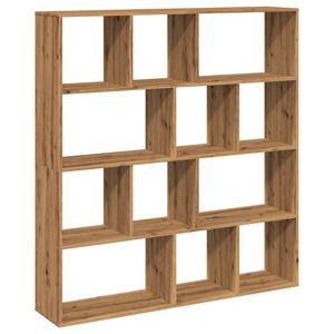 vidaXL Knjižna omara artisian hrast 132x29x141,5 cm inženirski les