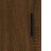 vidaXL Komoda rjavi hrast 34,5x34x90 cm inženirski les