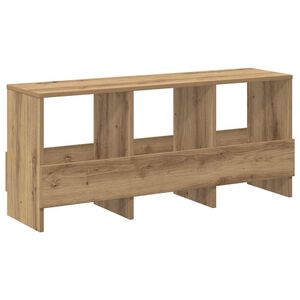 vidaXL Regal za revije Umetni hrast 102 x 30 x 45 cm