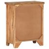 vidaXL Komoda 60x33x75 cm trden akacijev les in predelan les