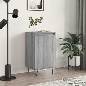 vidaXL Komoda siva sonoma 40x35x70 cm inženirski les