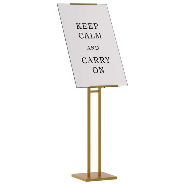 vidaXL Razstave na sejmih 2 pcs Zlata 26,5 x 26,5 x 150 cm Jeklo