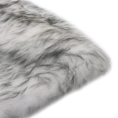 vidaXL Podloge za stol 2 kosa temno sive 40x40 cm prava ovčja koža