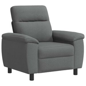 vidaXL Kavč Temno siva 95 x 90 x 95 cm Blago