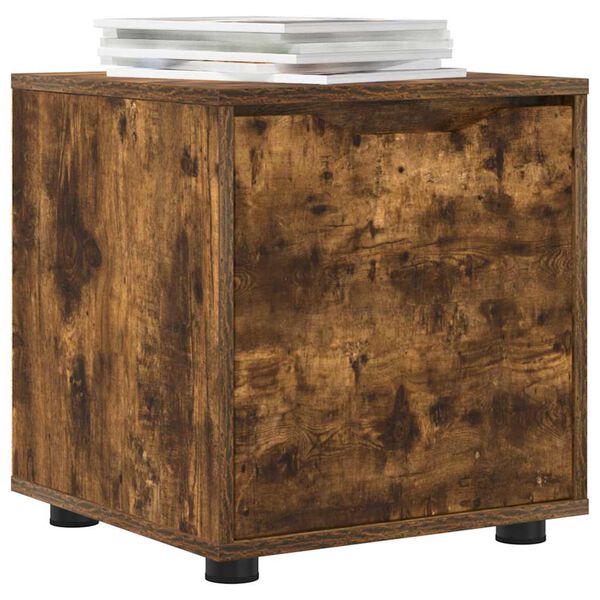 vidaXL Kopalni&scaron;ka omarica Dimljeni oreh 40,5 x 40 x 44 cm