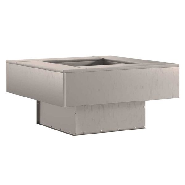 vidaXL Ogenj Rjava 80 x 80 x 40 cm Jeklo