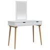 vidaXL Komplet toalet FAUSKE 2 kos Bela 100 x 50 x 143 cm