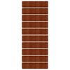 vidaXL Robniki za trato 10 kosov 25x103 cm prilagodljivi corten jeklo