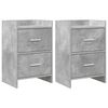 vidaXL Posteljne mize 2 pcs Betonsko siva 40 x 30 x 60 cm