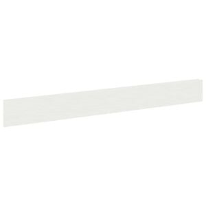 vidaXL Robovi trave 20 kos 100 x 12 cm Jeklo Bela