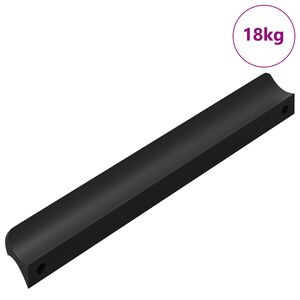 vidaXL Ročaj 973 kos Črna 106 x 7,4 x 15,5 mm Aluminij