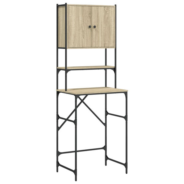 vidaXL Omara za pralni stroj sonoma hrast 68x48,5x194 cm