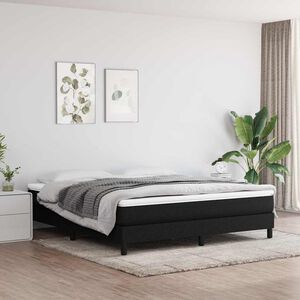 vidaXL Vzmetnica z žepkasto vzmetjo srednje trdote črna 160x200x20 cm blago