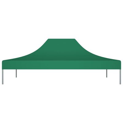 vidaXL Streha za vrtni šotor 4x3 m zelena 270 g/m²