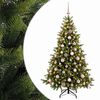 vidaXL Umetna božična jelka z bučko 180 cm 300 LED Toplo bela