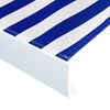 vidaXL Tenda iz platna 350x250 cm modra in bela
