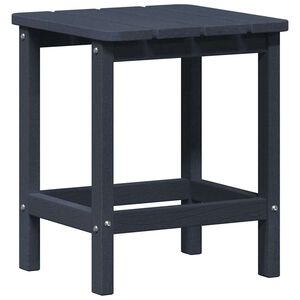 vidaXL Stranska miza Temno modra 38 x 38 x 46 cm Polietilen