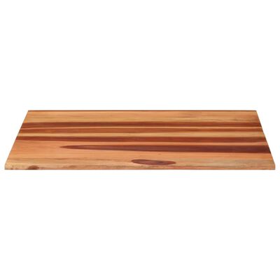 vidaXL Mizna plošča iz trdnega akacijevega lesa 15-16 mm 80x80 cm