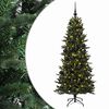 vidaXL Umetna božična jelka z bučko 180 cm 300 LED Toplo bela