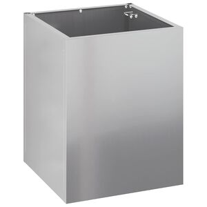 vidaXL Vrtni lonček Cinkana jeklena 32 x 32 x 40 cm Cinkana jeklena