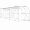 vidaXL Koko&scaron;ja kletka ob steni Srebrna 600 x 150 x 215 cm