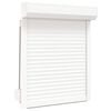 vidaXL Rolo zaslon Bela 80 x 100 cm Aluminij in poliuretan