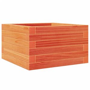 vidaXL Vrtno cvetlično korito vo&scaron;čeno rjavo 40x40x23 cm borovina