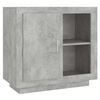 vidaXL Komoda betonsko siva 80x40x75 cm