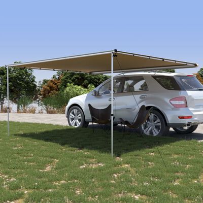 vidaXL Tenda za avtodom in počitniško prikolico 3,6x3x2,15 m bež
