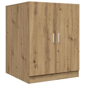 vidaXL Omara za pralni stroj artisan hrast 70,5x71,5x91,5 cm