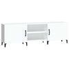 vidaXL TV omarica bela 150x30x50 cm inženirski les