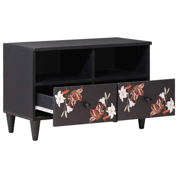 vidaXL Omare za shranjevanje s predalom večbarvno 70 x 33,5 x 46 cm