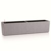 LECHUZA Cvetlično korito BALCONERA Stone 80 ALL-IN-ONE sivo