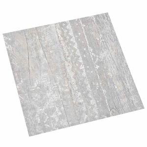 vidaXL Samolepilne Talne Plo&scaron;če Siva 30,5 x 30,5 cm 20 kos PVC