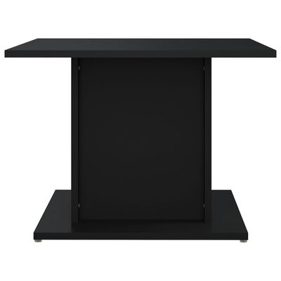 vidaXL Klubska mizica črna 55,5x55,5x40 cm iverna plošča