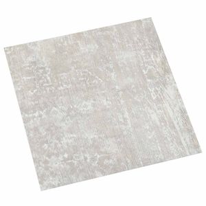 vidaXL Samolepilne Talne Plo&scaron;če 30,5 x 30,5 cm 20 pcs PVC Svetlo siva