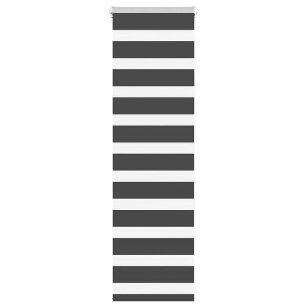 idaXL Zebra senčilo črna 55x100 cm tkanina &scaron;irina 50,9 cm poliester