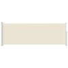 vidaXL Zložljiva stranska tenda 160 x 500 cm krem