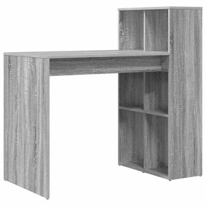vidaXL Miza Siva Sonoma Inženirski les 108 x 55 x 103.5 cm