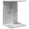 vidaXL Stranska miza Betonsko siva 45 x 40 x 62,5 cm Inženirski les